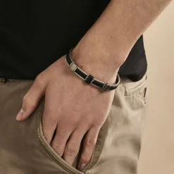 JOURDAN Bracelet Cook Acier Bicolore Sale