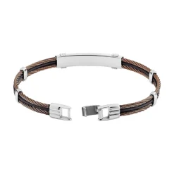 JOURDAN Bracelet Corelieae Acier Bicolore Discount
