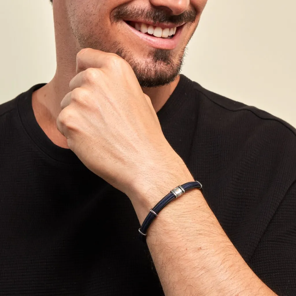 JOURDAN Bracelet Cuir Noir Online