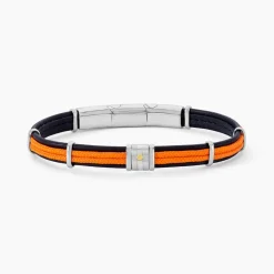 JOURDAN Bracelet Cuir Noir Clearance