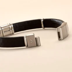 JOURDAN Bracelet Cuir Noir Online