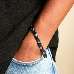 JOURDAN Bracelet Halldor Acier Argenté Hot