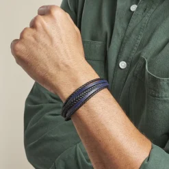 JOURDAN Bracelet Homme Byron Acier Argente Online