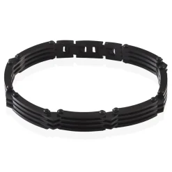 JOURDAN Bracelet Homme Rio Acier Noir