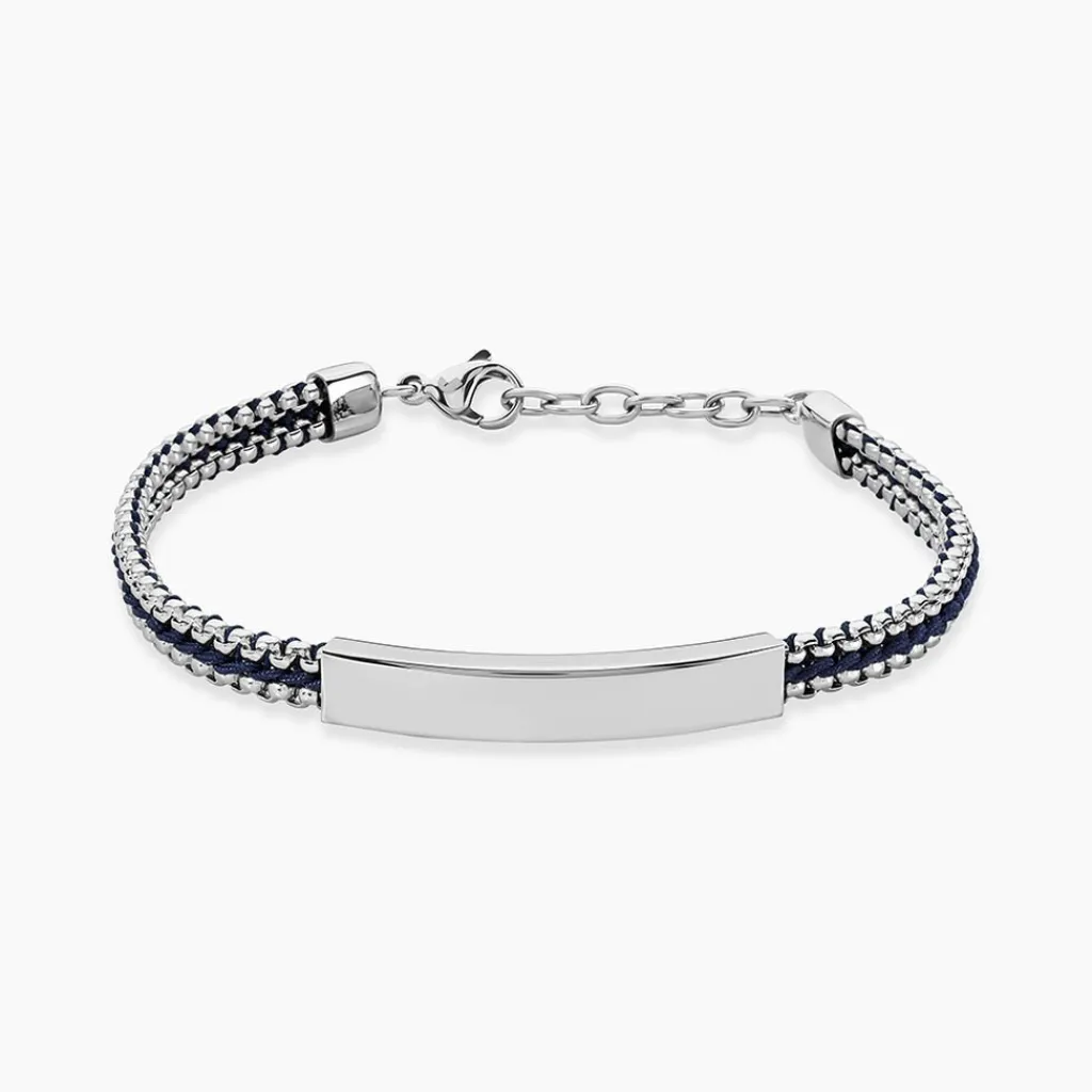 JOURDAN Bracelet Joscelin Acier Argenté Clearance