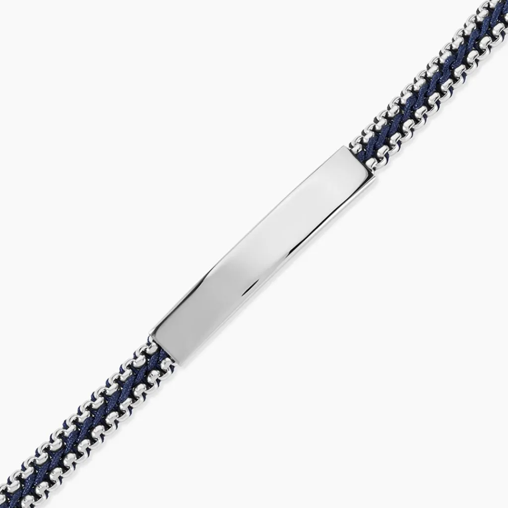 JOURDAN Bracelet Joscelin Acier Argenté Clearance