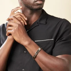 JOURDAN Bracelet Leonilde Acier Bicolore Sale