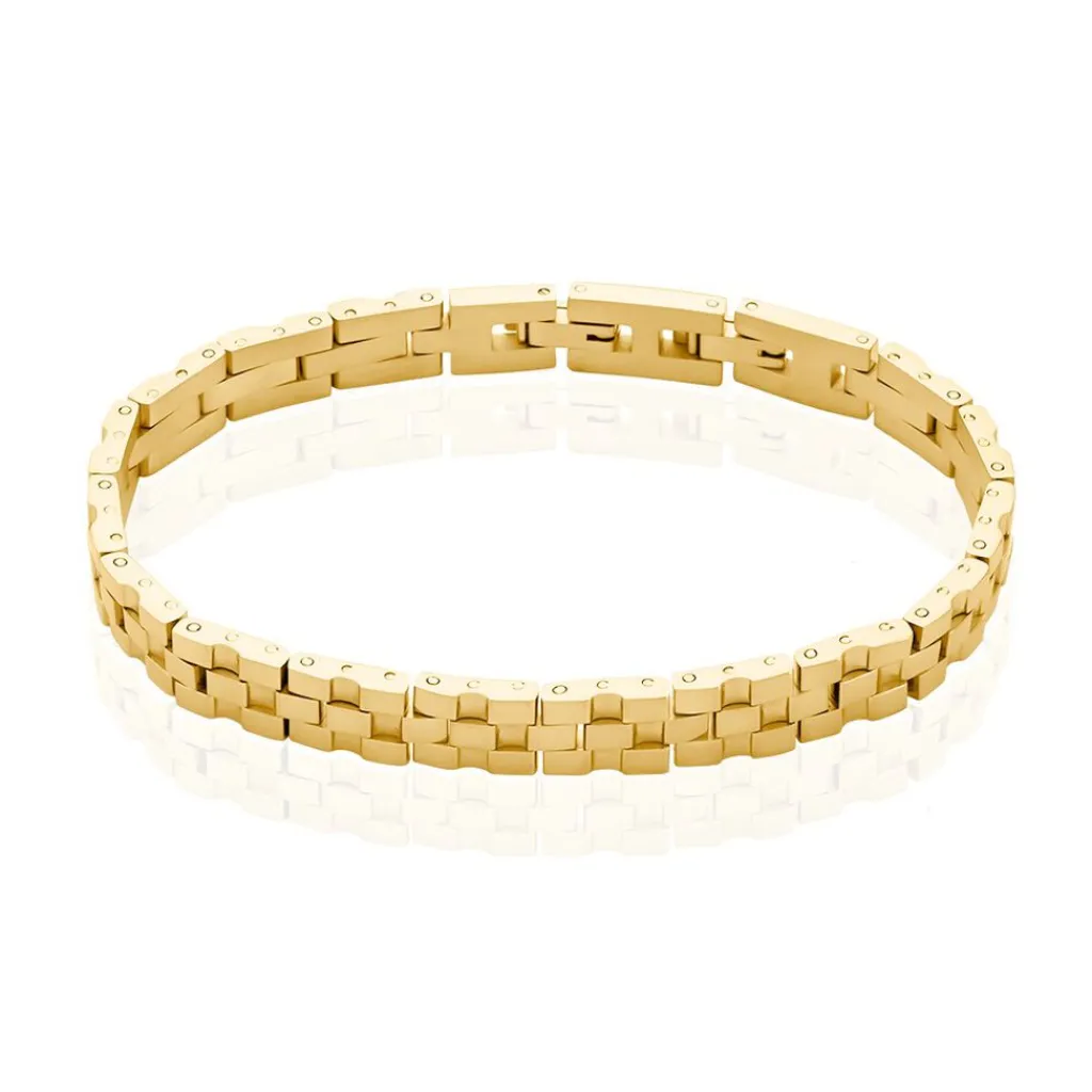 JOURDAN Bracelet Manathan Acier Doré Best