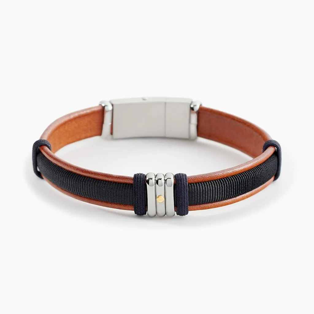 JOURDAN Bracelet Orso Cuir Multicolore Online