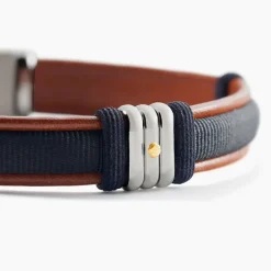 JOURDAN Bracelet Orso Cuir Multicolore Online