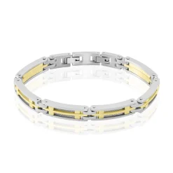 JOURDAN Bracelet Priam Acier Bicolore