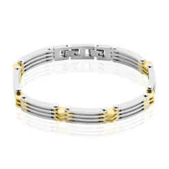 JOURDAN Bracelet Rio Acier Bicolore Clearance