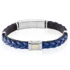 JOURDAN Bracelet Trenza Acier Bicolore Sale