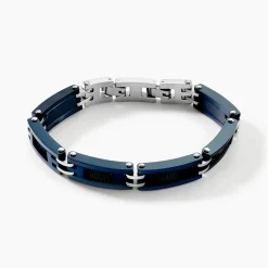 JOURDAN Bracelet Zephir acier bleu New