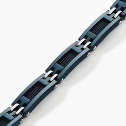 JOURDAN Bracelet Zephir acier bleu New