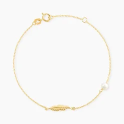 Histoire d'Or Bracelet Juditte Or Jaune Perle De Culture Sale