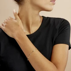 Histoire d'Or Bracelet Kaelig Plaqué Or Jaune Oxyde De Zirconium Online