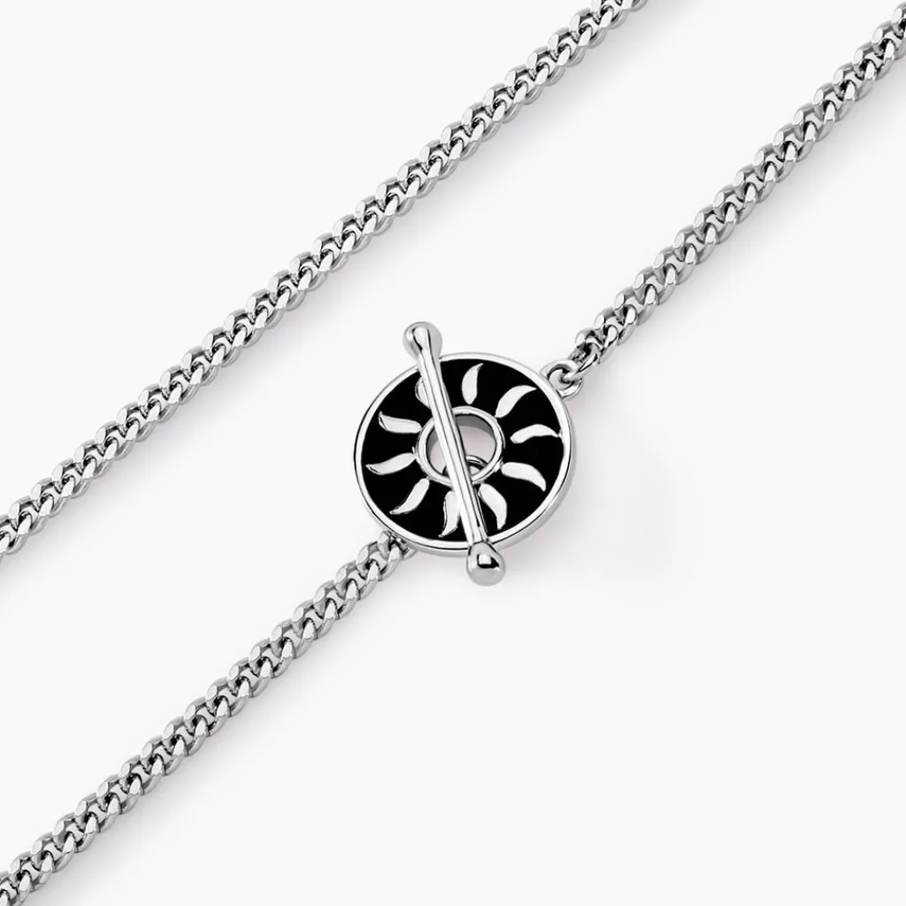 Histoire d'Or Bracelet Keenan Argent Blanc Discount