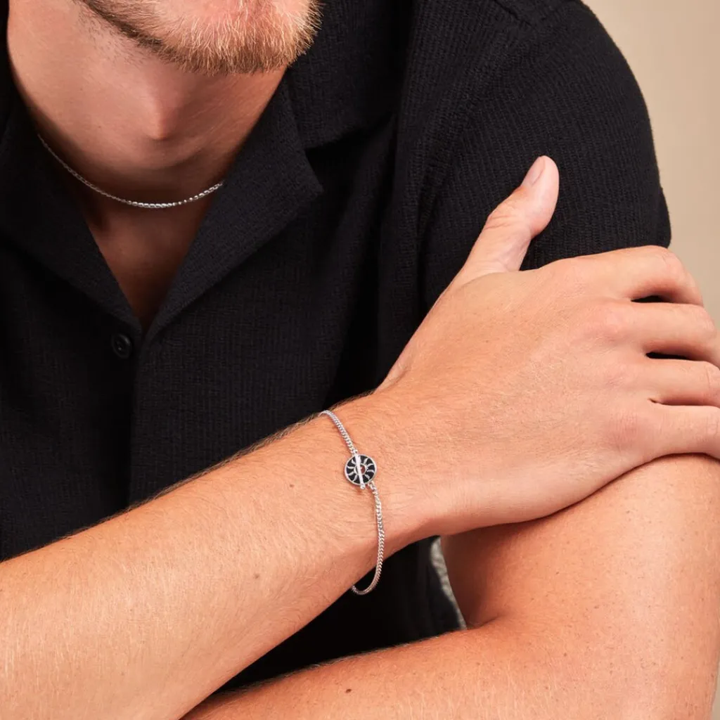 Histoire d'Or Bracelet Keenan Argent Blanc Discount