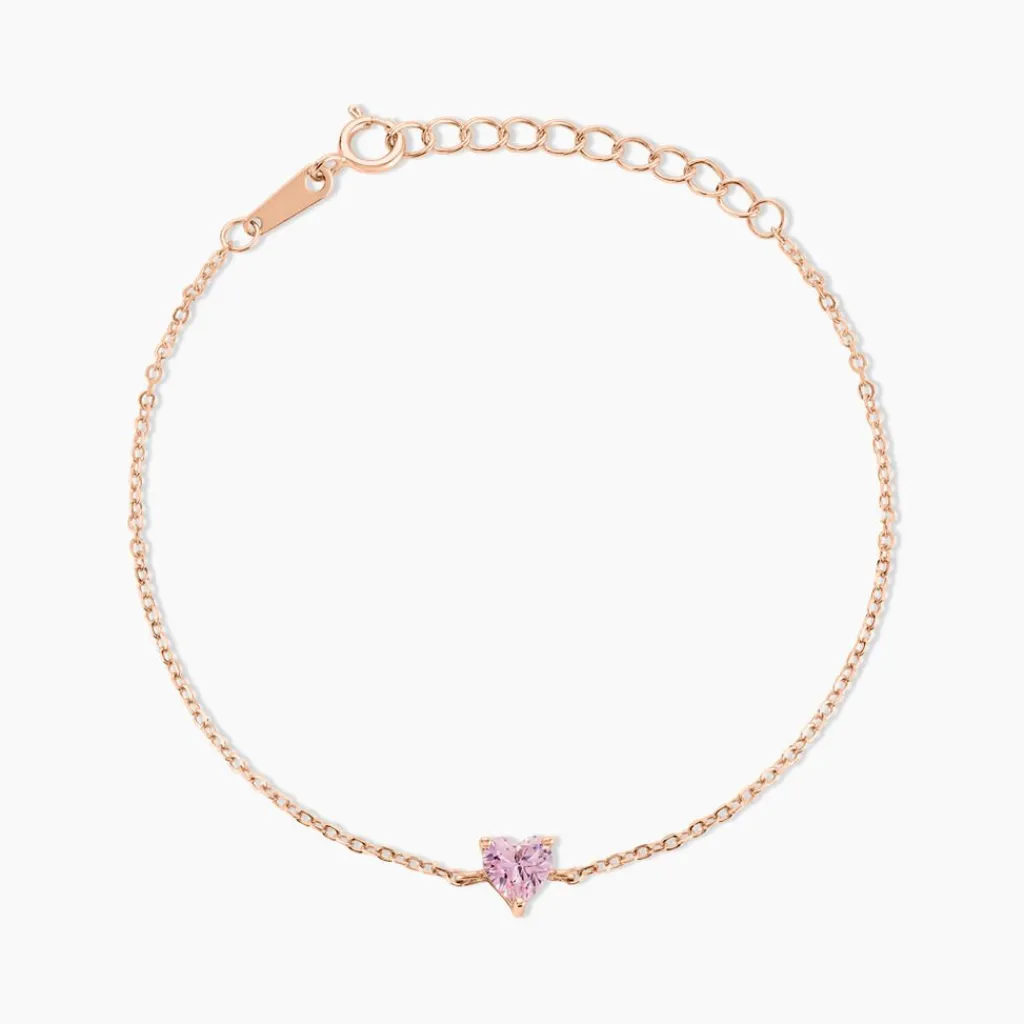 Histoire d'Or Bracelet Kelvyn Argent Rose Oxyde De Zirconium argent rose oxyde rose