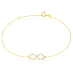 Histoire d'Or Bracelet Klothilda De Zirconium or jaune oxyde Clearance