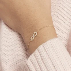 Histoire d'Or Bracelet Klothilda De Zirconium or jaune oxyde Clearance