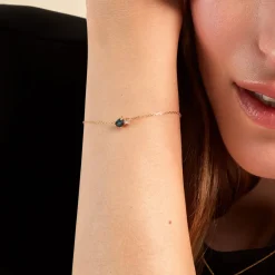 Histoire d'Or Bracelet Kobina Or Jaune Topaze Oxyde De Zirconium New