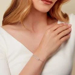 Histoire d'Or Bracelet Laïde Argent Blanc Oxyde De Zirconium Discount