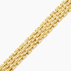 Histoire d'Or Bracelet Lady Code Acier Jaune Sale