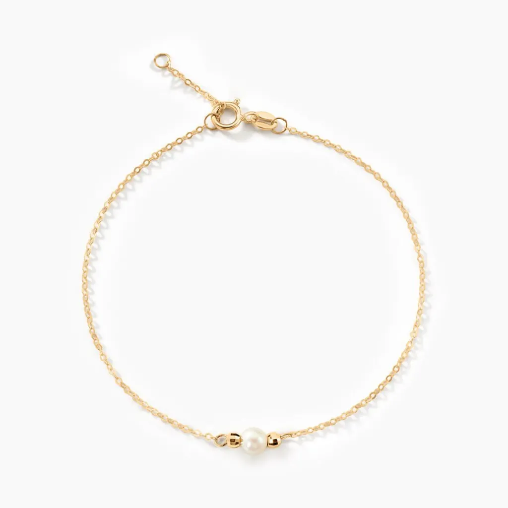 Histoire d'Or Bracelet Laetizia Or Jaune Perle De Culture Online