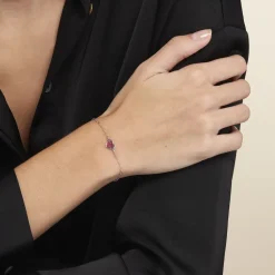 Histoire d'Or Bracelet Lara Argent Blanc