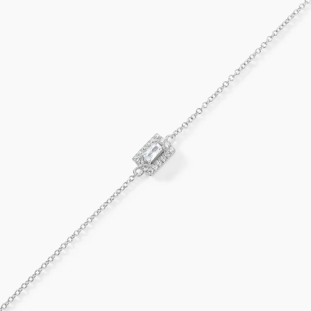 Histoire d'Or Bracelet Laurine De Zirconium argent blanc oxyde Discount