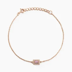 Histoire d'Or Bracelet Laurine Argent Rose Oxyde De Zirconium argent rose oxyde rose Best