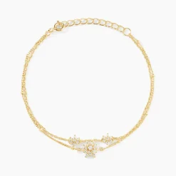 Histoire d'Or Bracelet Leila Argent Jaune Oxyde De Zirconium Sale