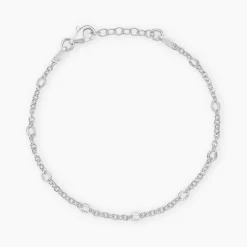 Histoire d'Or Bracelet Leodie Argent Blanc Sale