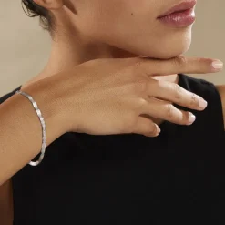 Histoire d'Or Bracelet Leonte Argent Blanc