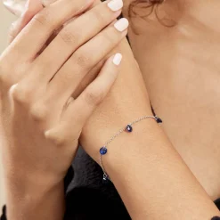 Histoire d'Or Bracelet Lidiwine Argent Blanc Oxyde New