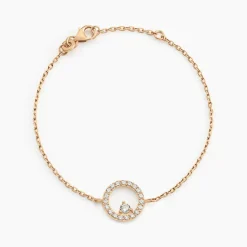 Histoire d'Or Bracelet Lila Plaqué Or Jaune Oxyde De Zirconium Outlet