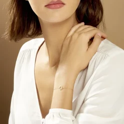 Histoire d'Or Bracelet Lim De Zirconium or jaune oxyde Outlet