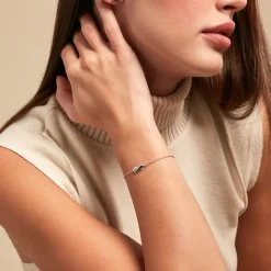 Histoire d'Or Bracelet Liraz Argent Blanc Oxyde De Zirconium Clearance