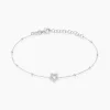 Histoire d'Or Bracelet Lizéa Argent Blanc Discount
