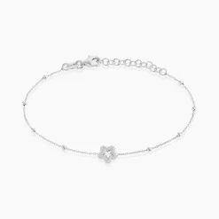 Histoire d'Or Bracelet Lizéa Argent Blanc Discount