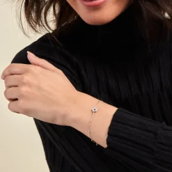 Histoire d'Or Bracelet Lizéa Argent Blanc Discount