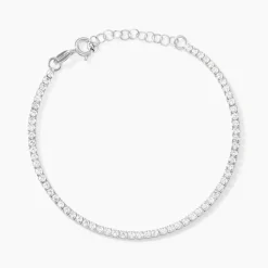 Histoire d'Or Bracelet Lou-anne Argent Blanc Oxydes De Zirconium argent blanc oxyde zirconium Outlet