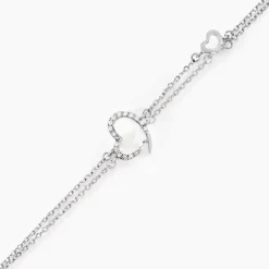 Histoire d'Or Bracelet Louise Or Blanc Diamant Outlet
