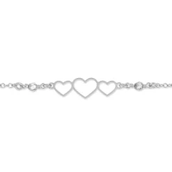 Histoire d'Or Bracelet Love Love De Zirconium argent blanc oxyde Clearance