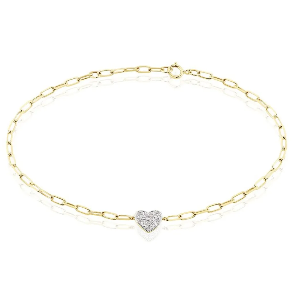 Histoire d'Or Bracelet Loved One Or Jaune Diamant Online
