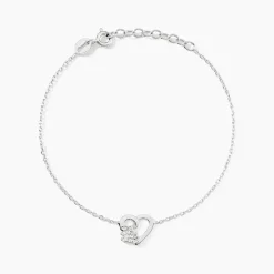 Histoire d'Or Bracelet Lucianna Argent Blanc Oxyde De Zirconium