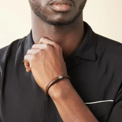 JOURDAN Bracelet Luciene Or Acier Bicolore Hot