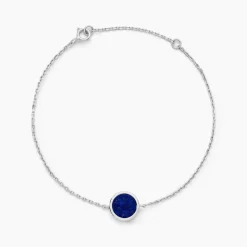Histoire d'Or Bracelet Lunatique Argent Blanc Lapis Lazuli Nacre argent blanc lapis lazuli bleu New